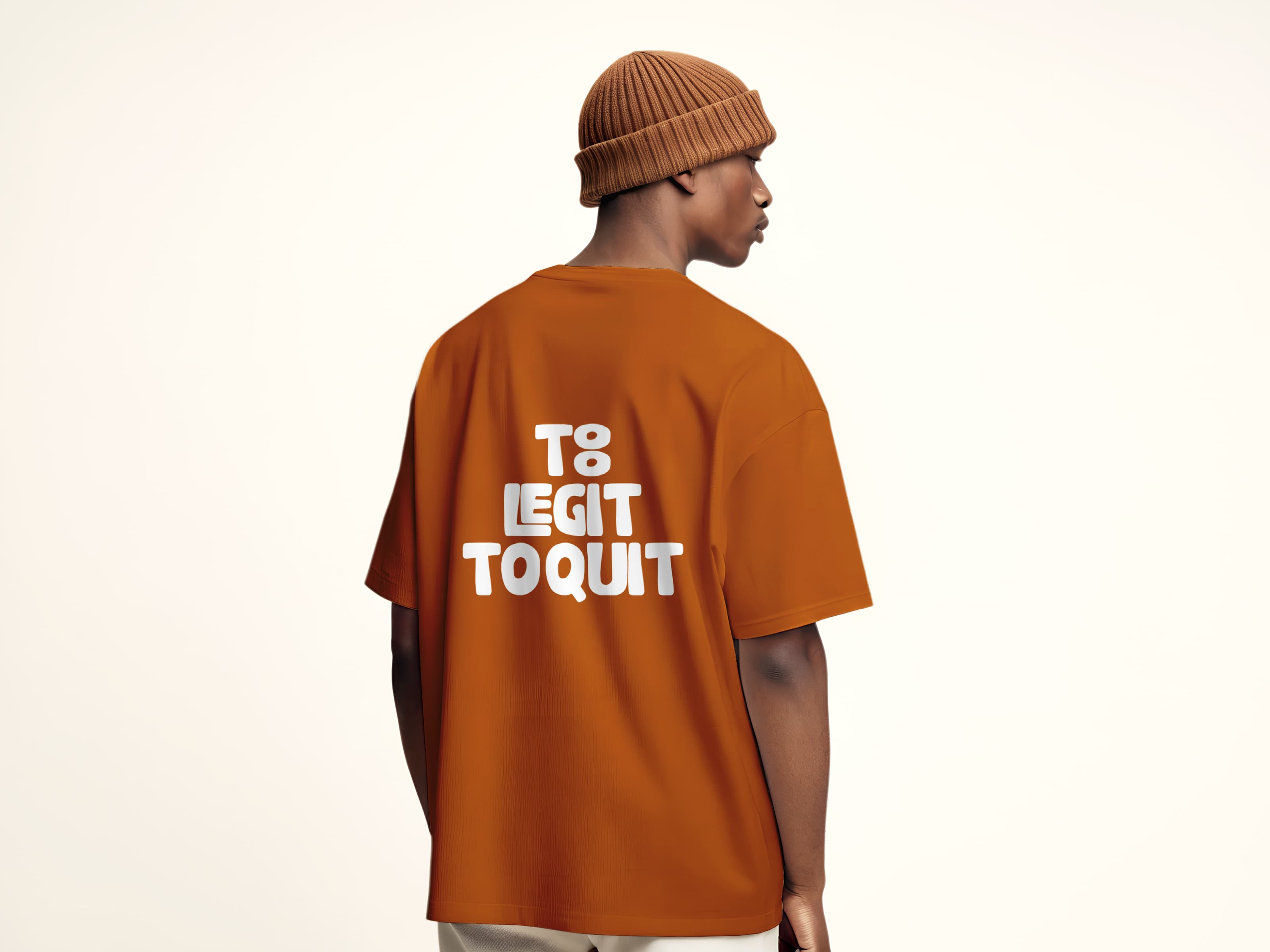 TOO LEGIT shirt — “TOO LEGIT” printed on the back